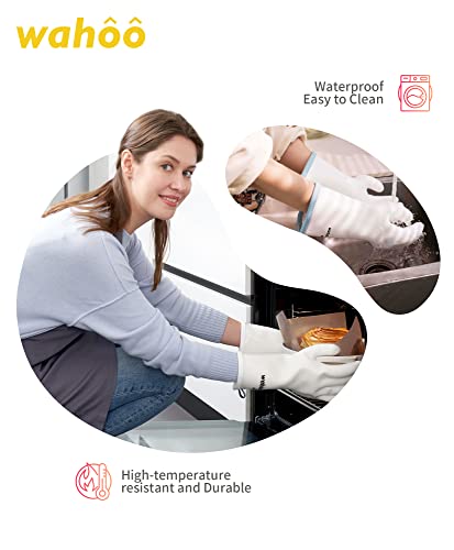 wahoo 12 Inch Liquid Silicone Oven Mitts