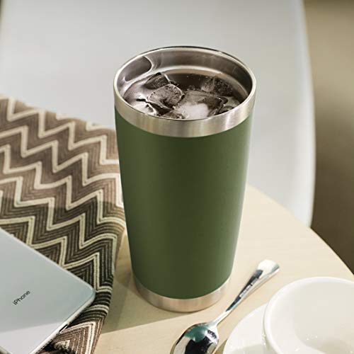 20oz Stainless Steel Tumbler Bulk with Lid (8 Count)