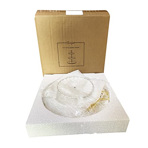 Sweejar 3 Tier Ceramic Cake Stand Wedding
