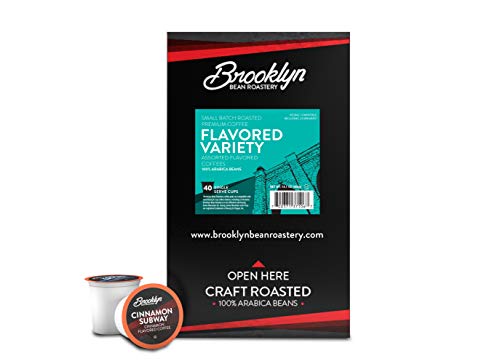 Flavored Coffee Pods Assorted Gourmet Variety Pack (40 Count)