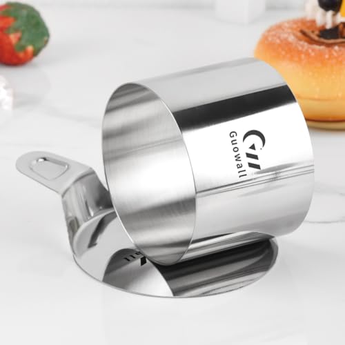 1pcs Seamless Cake Ring Mold Stainless Steel Round Mousse Mould for Baking
