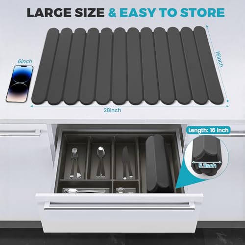 Extral Large Quick Dry Stone Drying Mat for Kitchen Counter