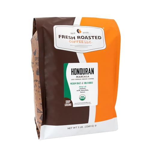 Organic Honduran Marcala Drip Ground Coffee (80 Ounce)