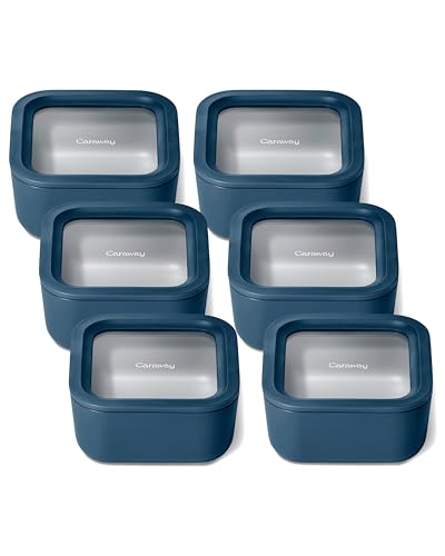 6 Piece Glass Food Storage Container Set (6 Count)