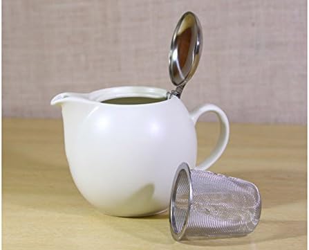 ZERO JAPAN Universal Teapot for 5 People, Gelato Colors BBN-04 GVA Gelato Vanilla, White, W6.5 x D4.7 x H4.5 inches (166 x 120 x 115 mm)
