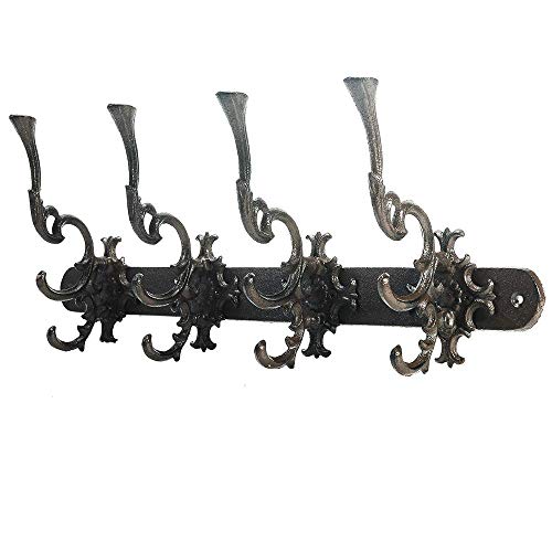 Vintage Cast Iron Wall Hook Rack