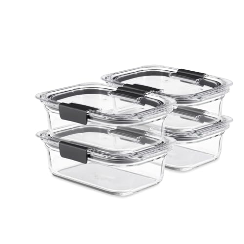 Brilliance Glass Food Storage Containers (4 Count)