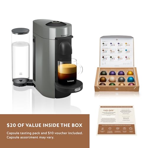 Nespresso Vertuo Plus Coffee and Espresso Maker by De'Longhi
