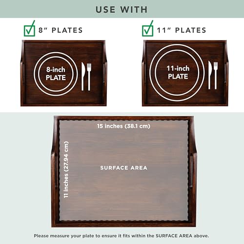 Wood Lap Tray