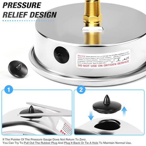 0~300Psi Stainless Steel 1