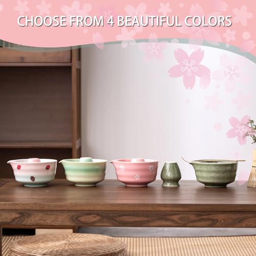 Japanese Matcha Set with Ceramic Bowl (5 Count)