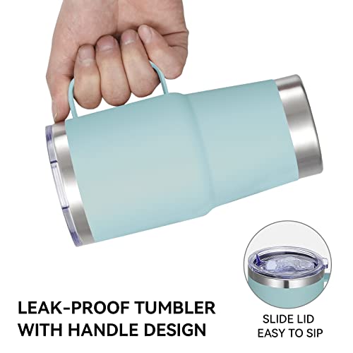 20 oz Tumbler with Handle Insulated Travel Coffee Mug