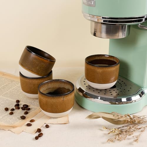 Ceramic Espresso Cups Set of 4 (4 Count)