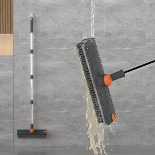 Floor Scrub Brush with Long Handle Length Adjustable