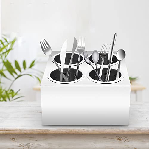 Stainless Steel Flatware Utensil Holder