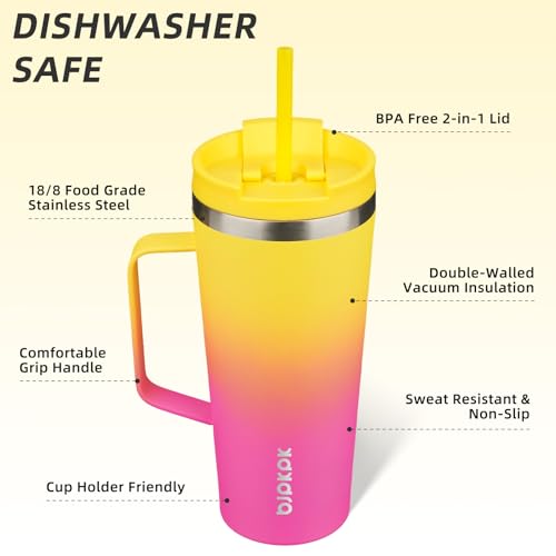 22oz Insulated Tumbler with Handle