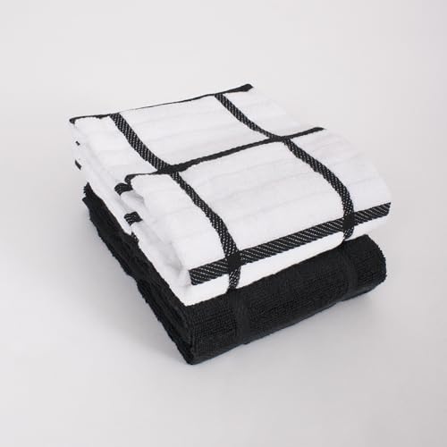 Solid & Coordinate Kitchen Towels (4 Count)