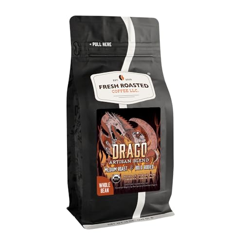 Organic Drago Café Blend Whole Bean Coffee (12 Ounce)