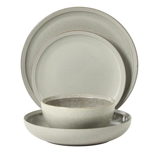Beckett Stoneware Matte Reactive Glaze 16 Piece