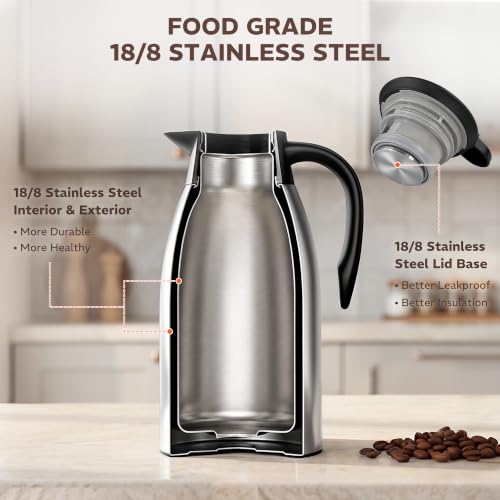 Thermal Coffee Carafe for Keeping Hot