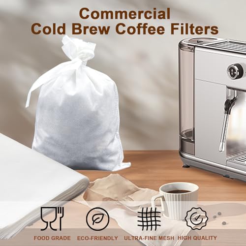 50 Pack Commercial Cold Brew Coffee Filters for 5 Gallon Buckets