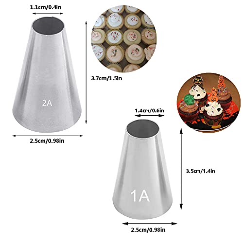 Large Piping Tips Set for Cake Cupcake Decorating