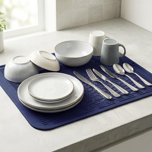 Silicone Dish Drying Mat for Multiple Usage