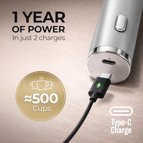 Rechargeable Milk Frother Handheld