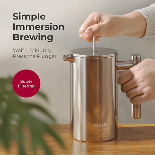 Living French Press Coffee Maker 20oz