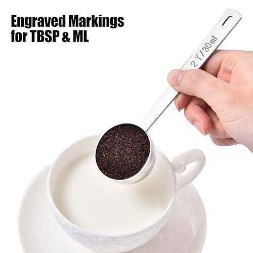 Metal 4.3in Long Handle Coffee Scoop for Ground Coffee