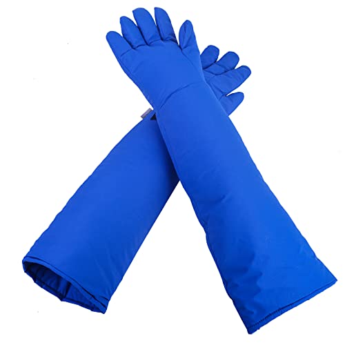 Cryogenic Gloves Low Temperature LN2 Liquid Nitrogen Protective Gloves Cold Storage Safety Frozen Gloves