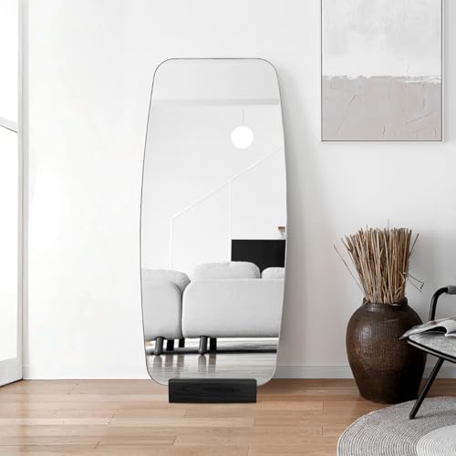 Wood Floor Mirror Stand for Full Length Mirror Base