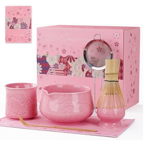 Premium Matcha Whisk Set with Blooming Cup