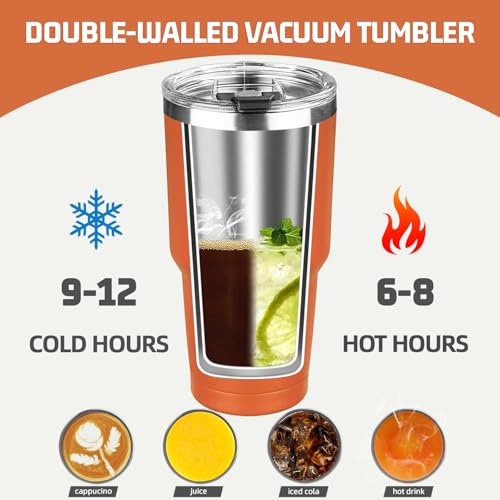 30 oz Tumbler with Lids and Straws