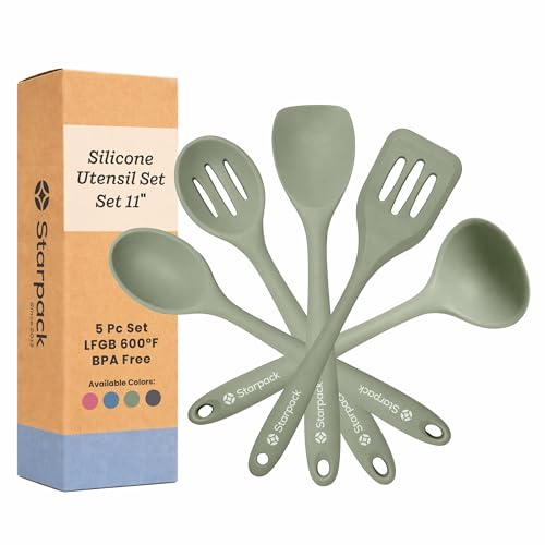 Starpack Stir and Serve Silicone Cooking Utensils Set (5 Count)