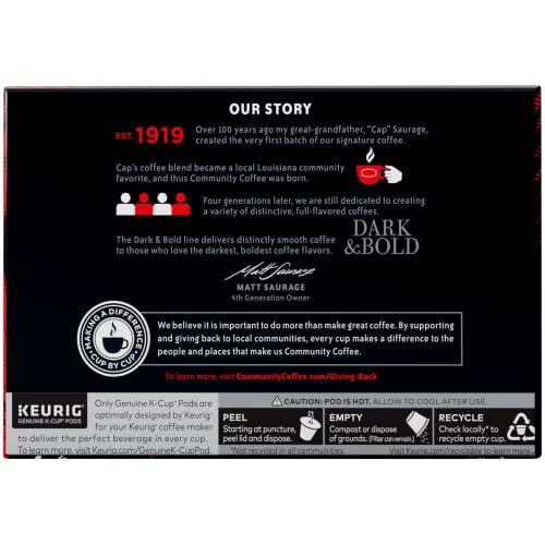 Dark & Bold Exxtra Boost 12 Count Coffee Pods