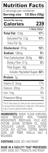 Nadel Naturally Delicious Cappuccino Chocolate Chip bread (96 Ounce)