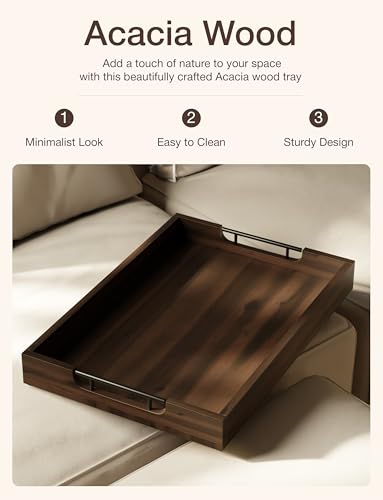 20"x14" Wooden Large Serving Tray