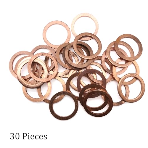 M18 Flat Washer Copper Sealing Ring (30 Count)