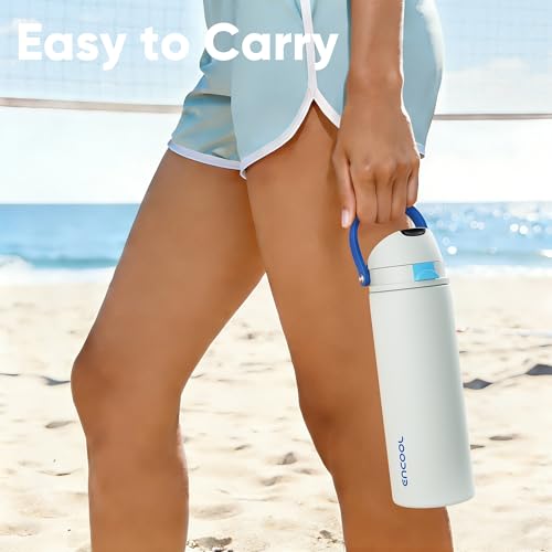 Insulated Water Bottle with Straw