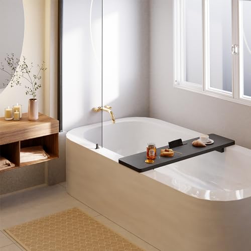 35" Acacia Wood Bathtub Tray