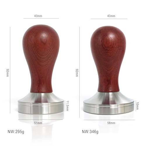 Coffee Tamper Espresso Hand Tamper 304 Stainless Steel Espresso Coffee Tamper with Mat