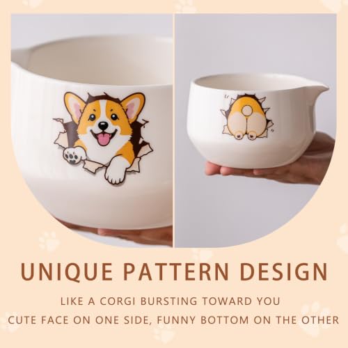 Matcha Set with Dog Pattern