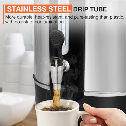 Commercial Coffee Urn 50 Cup Stainless Steel Coffee Maker