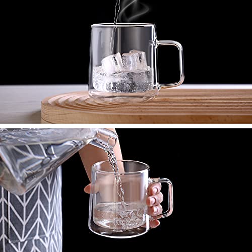 Double Walled Glass Coffee Mugs