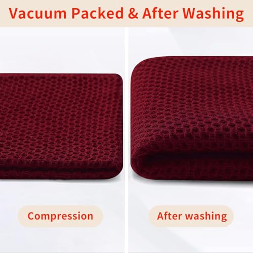 100% Cotton Waffle Weave Kitchen Dish Cloths 8 (8 Count)