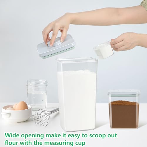 3 Pack Pasta Sugar Storage Containers with Pop (3 Count)