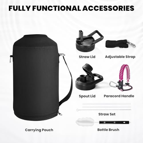One Gallon Water Bottle Insulated 128 oz