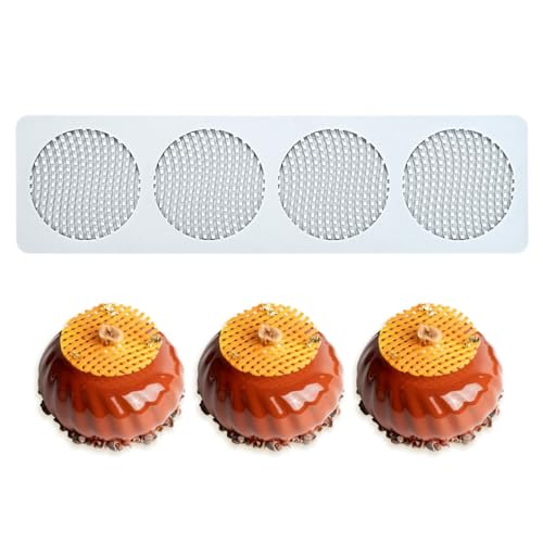 Honeycomb Lace DIY Cake Decor Silicone Mold Beehive Candy Biscuit Ice Baking Mould Round Chocolate Making Tools