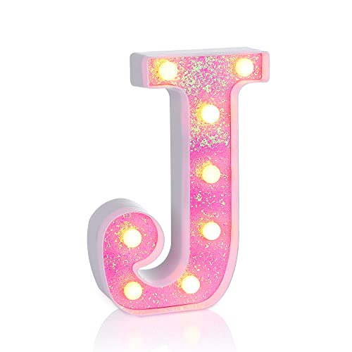 Pink Light up Letters (4.2329 Ounce)